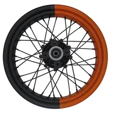 Диск задній (старого зразка) (помаранчево-чорний) TEKKEN 250