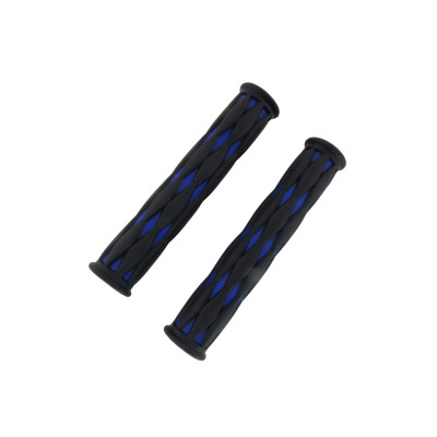 Гріпси важелів руля (л+п) SF543 чорний з синім