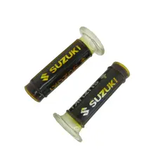 Ручки руля (л+п) (гріпси) ZX-345 SUZUKI чорний