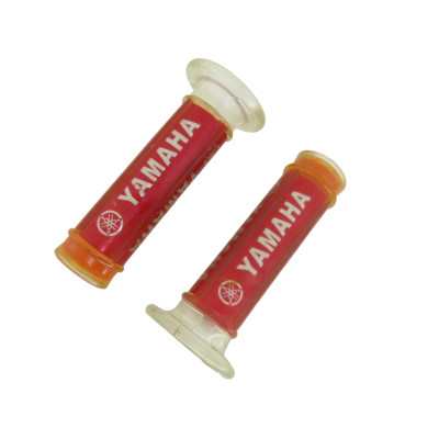 Ручки руля (л+п) (гріпси) ZX-345 YAMAHA червоний