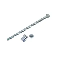 Вісь переднього колеса+втулка+гайка Fada BWS YB150T-35