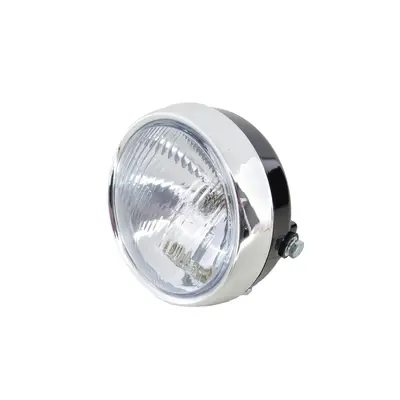 Фара в зборі чорна DELTA кругла D005