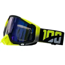 Окуляри 100 % (чорний з лаймовим)