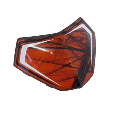 Пластик спойлер обтічника фари верхній TEKKEN 250 (помаранчевий)