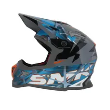 Шолом SMK ALLTERRA-S01 GL651 GLOSS GREY (BLUE/WHITE) 570мм M