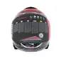 Шолом SMK GTJ-S01 GL236 GLOSS BLACK (RED/GREY) 550мм S