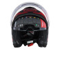 Шолом SMK GTJ-S01 GL236 GLOSS BLACK (RED/GREY) 590мм L