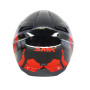Шолом SMK GTJ-S01 GL236 GLOSS BLACK (RED/GREY) 590мм L