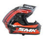 Шолом SMK STELLAR-S01 GL231 GLOSS BLACK (RED/WHITE) 610мм XL