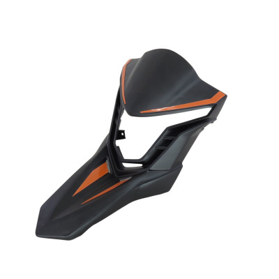 Обтікач фари SPARK SP300T-2 (чорний з помаранчевим)