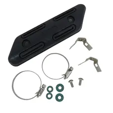 Накладка коліна глушника теплозахисна (чорний)