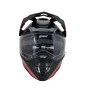 Шолом GEON 722 SHINY BLACK/WHITE-RED XS (53-54)