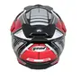 Шолом GEON 722 SHINY BLACK/WHITE-RED L (59-60)