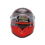 Шолом HF-909 E31 (червоний) (дитячий закритий/біле скло) MotoTech