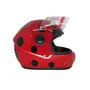 Шолом HF-909 E31 (червоний) (дитячий закритий/біле скло) MotoTech