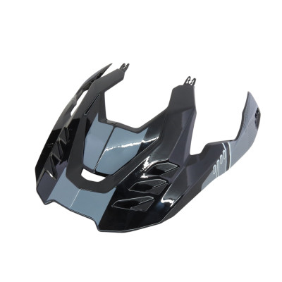 Дашок для шолома GEON 722 чорний з сірим глянцевий