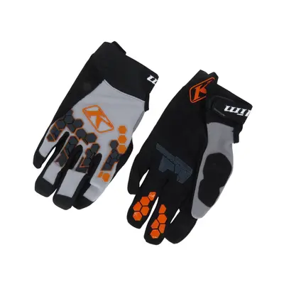 Рукавиці KLIM Dakar Glove (помаранчевий з сірим) M