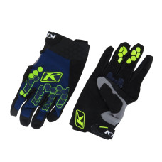 Рукавиці KLIM Dakar Glove (синій з лаймовим) XL