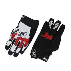 Рукавиці KLIM Dakar Glove (білий з червоним) XL