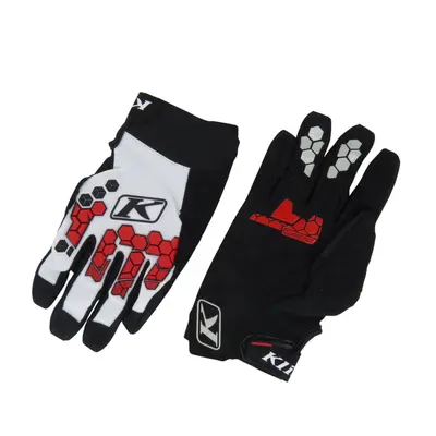 Рукавиці KLIM Dakar Glove (білий з червоним) S