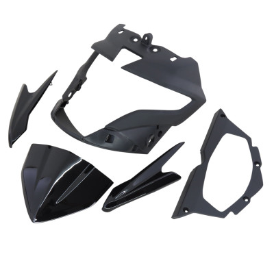 Обтікач фари (комплект) Musstang МТ125-8 F4 (FIT II 2023) (чорний)