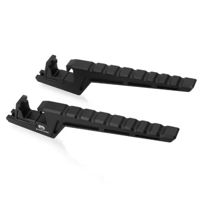 Підніжка пасажира (л+п) (додаткова універсальна для ендуро мотоцикла) BASELONG (чорний)