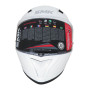 Шолом SMK STELLAR-S01 GL100 GLOSS WHITE 620мм 2XL