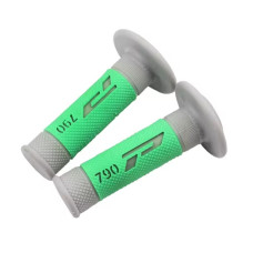 Ручки руля (л+п) (гріпси) Progrip 790 (сірий з зеленим)