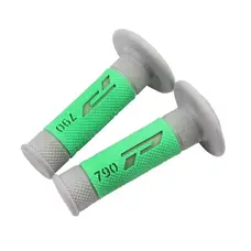 Ручки руля (л+п) (гріпси) Progrip 790 (сірий з зеленим)