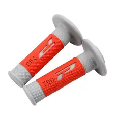 Ручки руля (л+п) (гріпси) Progrip 790 (сірий з червоним)