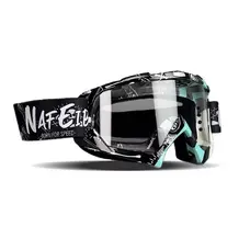 Окуляри Naf Eib (чорний з бірюзовим) (прозоре скло)