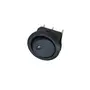 Перемикач круглий чорний