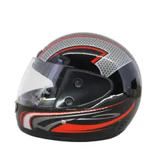 Шолом HF 101 Q233-R (чорний з червоним) S