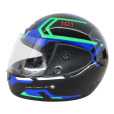 Шолом HF 101 Q275-G (чорний з зеленим) S