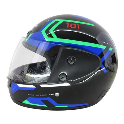 Шолом HF 101 Q275-G (чорний з зеленим) M