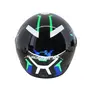 Шолом HF 101 Q275-G (чорний з зеленим) M