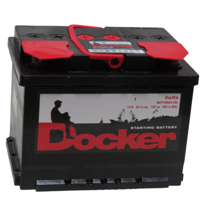 АКБ 6CT-60 DOCKER A3 (0) 60Ah 480A +-