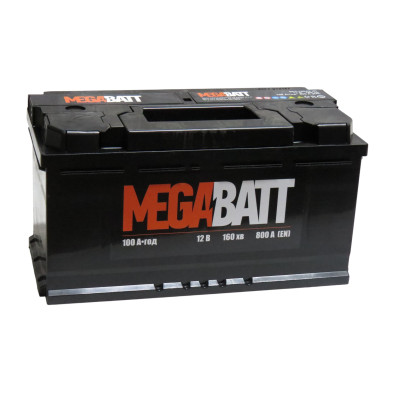 АКБ 6CT-100 MEGA BATT (0) 100Ah 800A -+