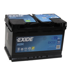 АКБ EXIDE PREMIUM AGM EK720 72Ah 760A -+
