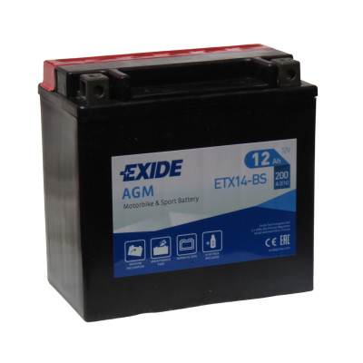 АКБ 12 Exide ETX14-BS (12Ah/200A)