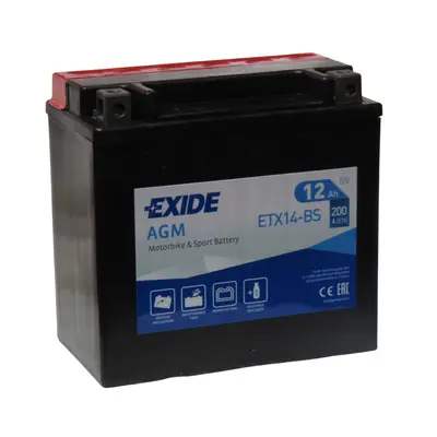 АКБ 12 Exide ETX14-BS (12Ah/200A)