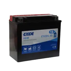 АКБ 18Ah-12V Exide AGM (ETX20HL-BS) 175x87x155 R EN270