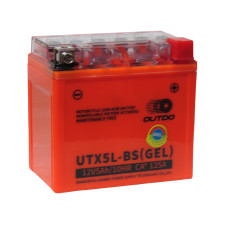 АКБ мото Outdo 5Ah UTX5L-BS (GEL)