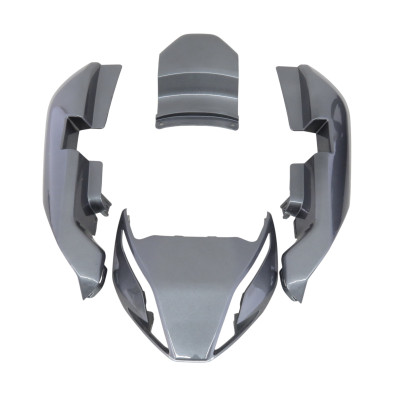 Пластик бічний задній (л+п) Musstang МТ125-8 F4 (FIT II 2023) (сірий)