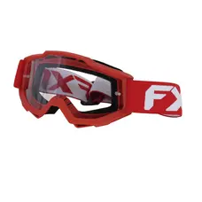 Окуляри FXR FB-3 (червоний) (прозоре скло)