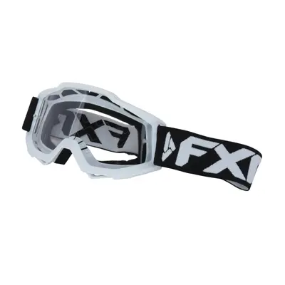 Окуляри FXR FB-5 (білий) (прозоре скло)