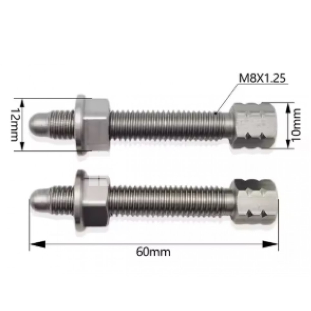 Болт М8*50 натягувача ланцюга (2 шт) "OTOM" Болт М8*50 натягувача ланцюга (2 шт) "OTOM"