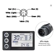 Велокомп'ютер LCD -S866 (6pin)