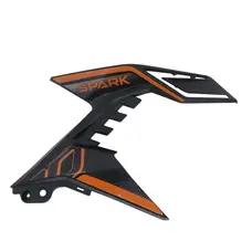 Пластик бака бічний передній (правий) SPARK SP300T-2 (чорний з помаранчевим)