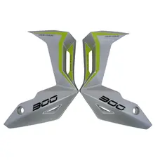 Пластик бака нижній (л+п) XY300-3A (Nitrox 300) (жовтий з сірим)